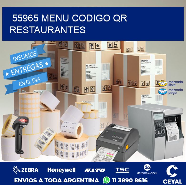 55965 MENU CODIGO QR RESTAURANTES
