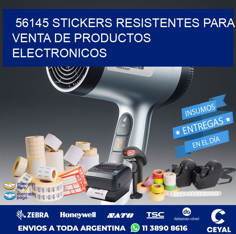 56145 STICKERS RESISTENTES PARA VENTA DE PRODUCTOS ELECTRONICOS