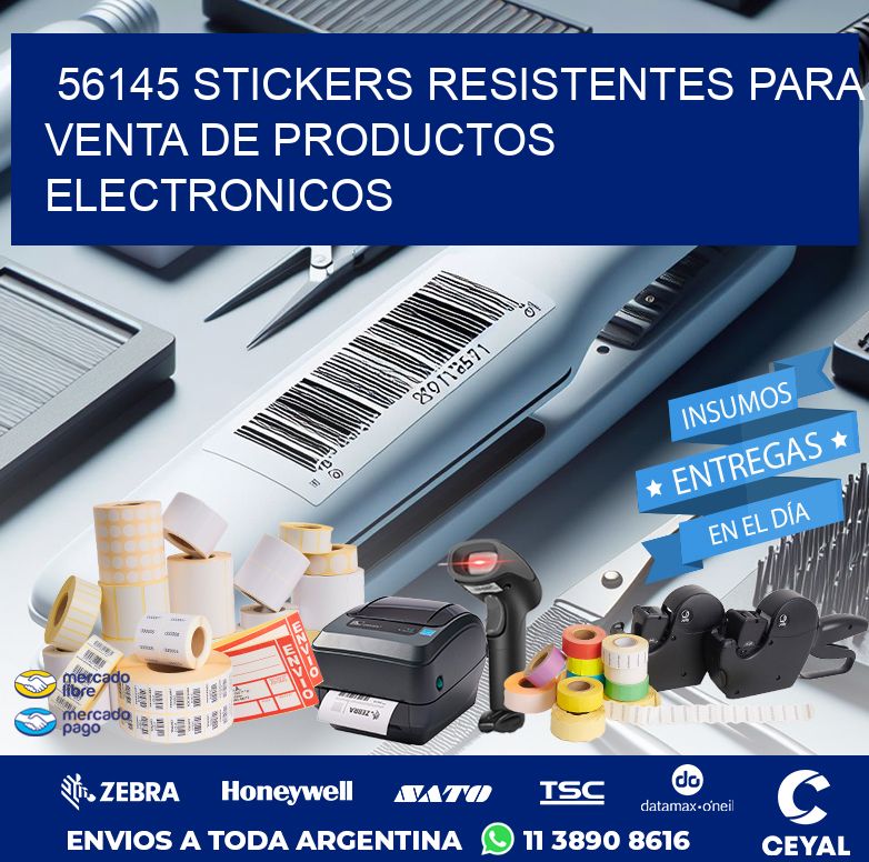 56145 STICKERS RESISTENTES PARA VENTA DE PRODUCTOS ELECTRONICOS