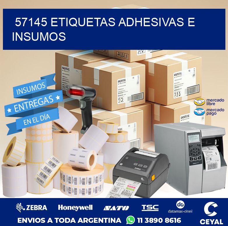 57145 ETIQUETAS ADHESIVAS E INSUMOS