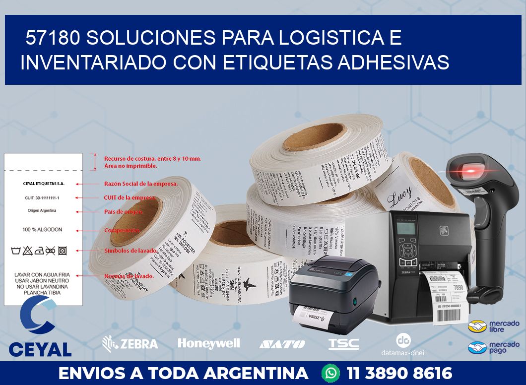 57180 SOLUCIONES PARA LOGISTICA E INVENTARIADO CON ETIQUETAS ADHESIVAS
