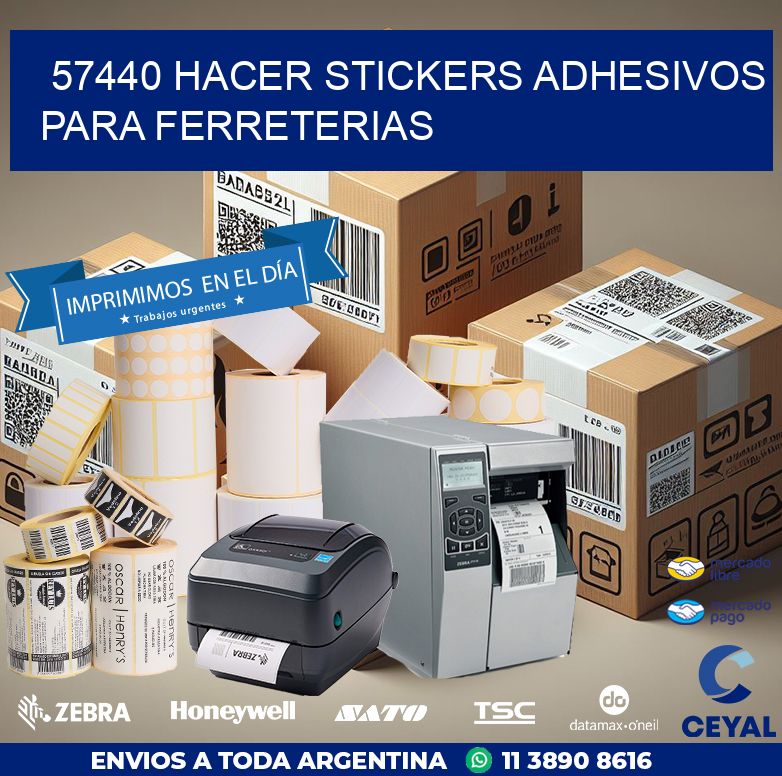 57440 HACER STICKERS ADHESIVOS PARA FERRETERIAS