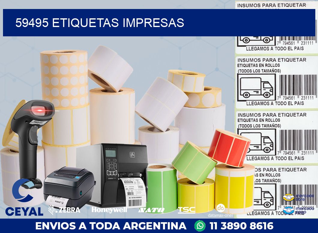 59495 ETIQUETAS IMPRESAS