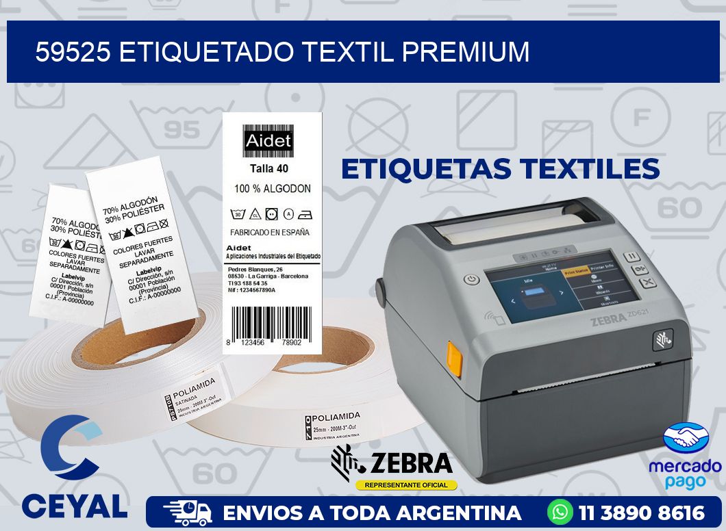 59525 ETIQUETADO TEXTIL PREMIUM