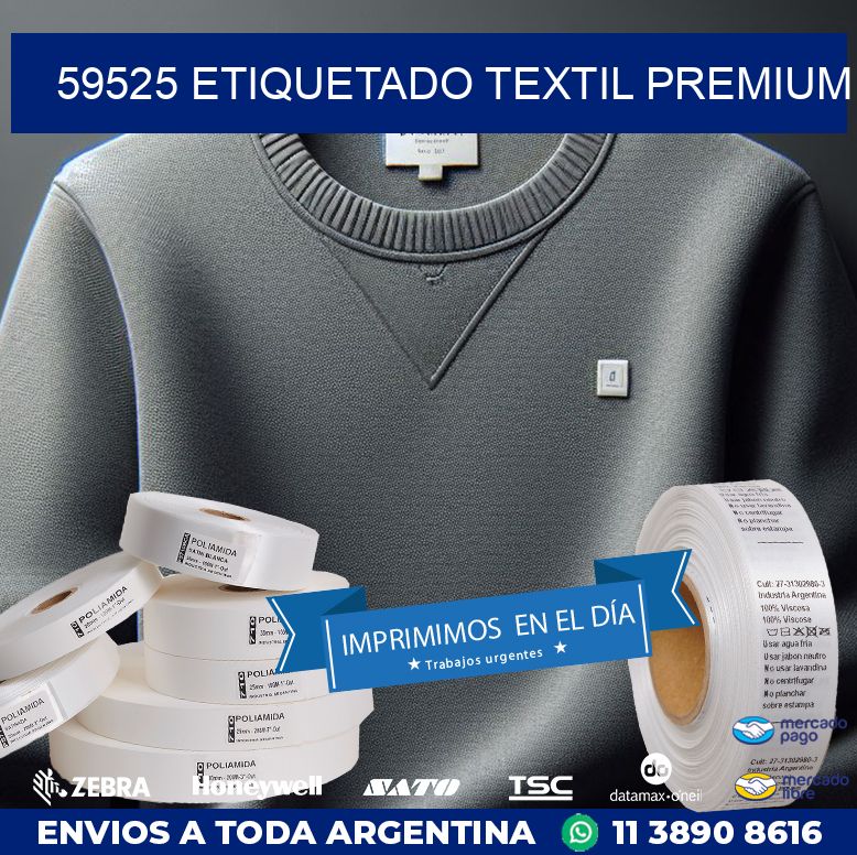 59525 ETIQUETADO TEXTIL PREMIUM