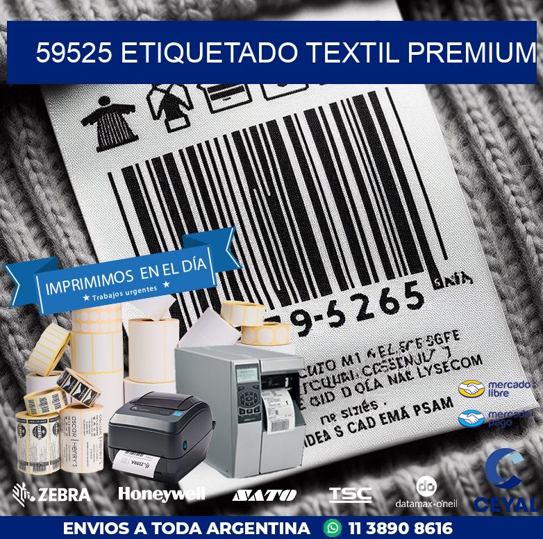 59525 ETIQUETADO TEXTIL PREMIUM