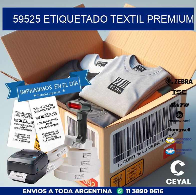 59525 ETIQUETADO TEXTIL PREMIUM