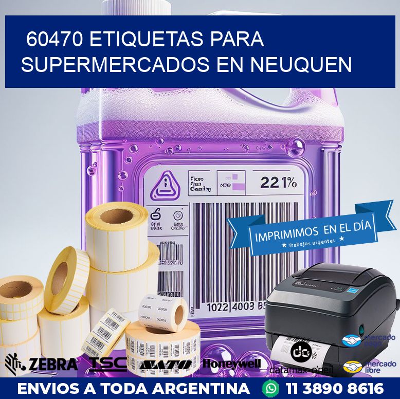 60470 ETIQUETAS PARA SUPERMERCADOS EN NEUQUEN
