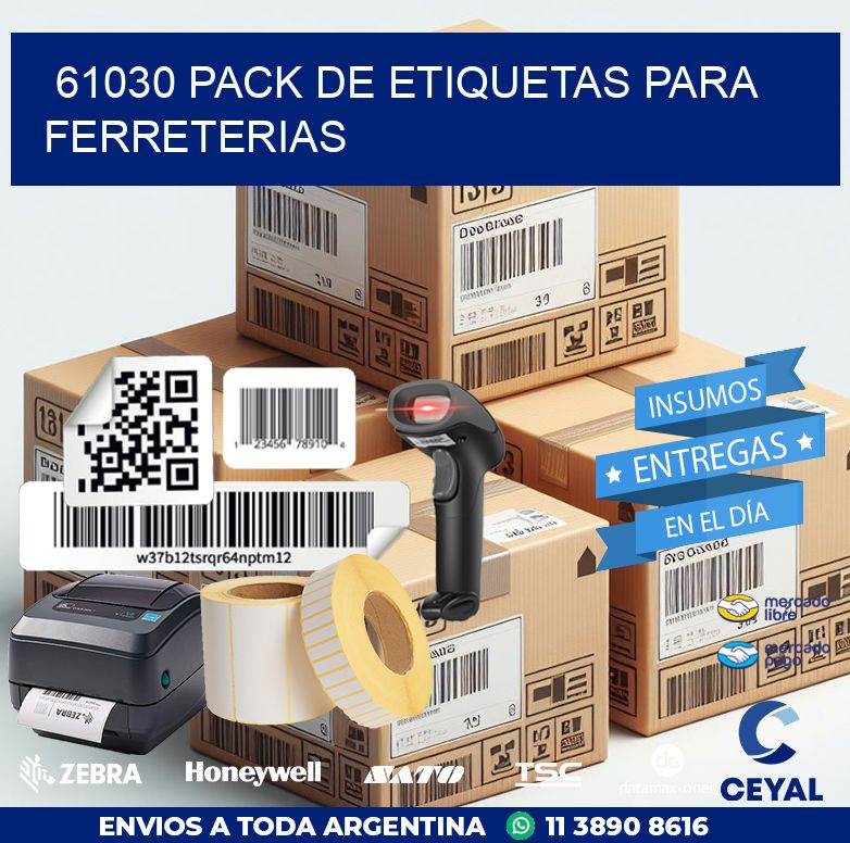 61030 PACK DE ETIQUETAS PARA FERRETERIAS
