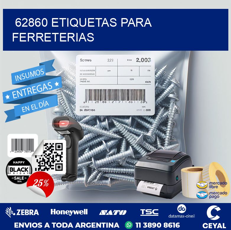62860 ETIQUETAS PARA FERRETERIAS