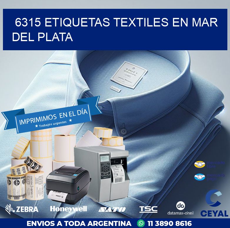 6315 ETIQUETAS TEXTILES EN MAR DEL PLATA
