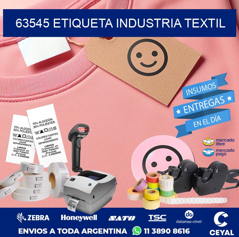 63545 ETIQUETA INDUSTRIA TEXTIL