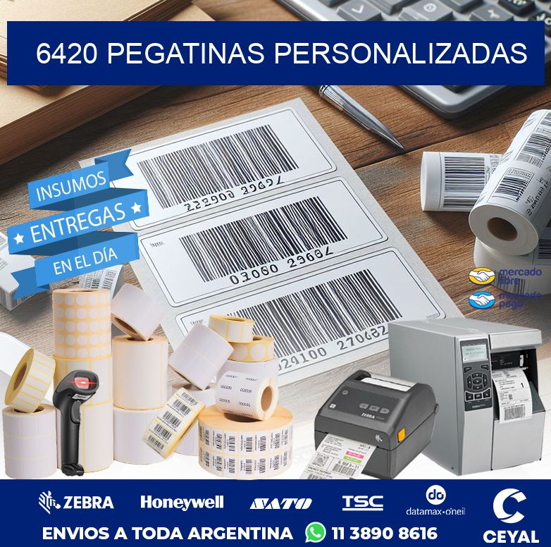 6420 PEGATINAS PERSONALIZADAS