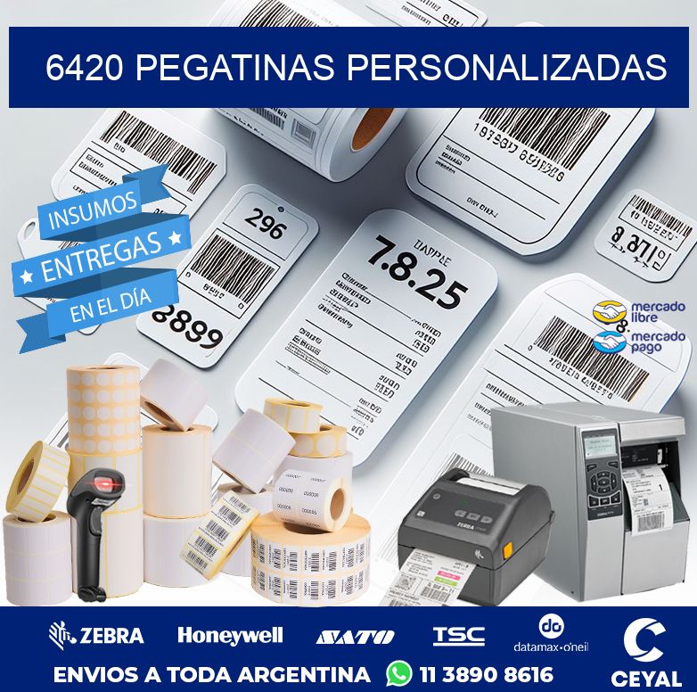 6420 PEGATINAS PERSONALIZADAS
