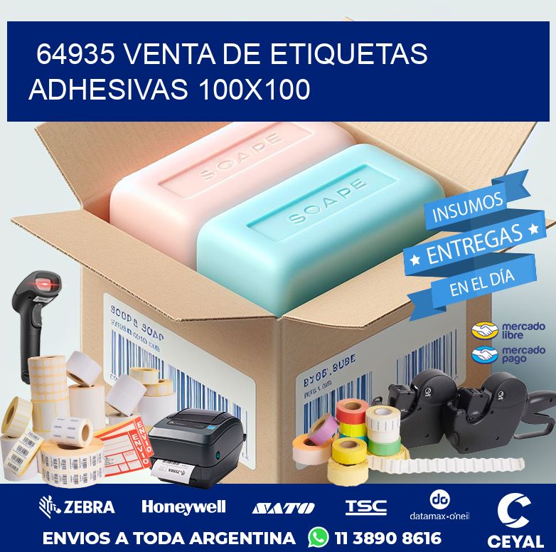 64935 VENTA DE ETIQUETAS ADHESIVAS 100X100