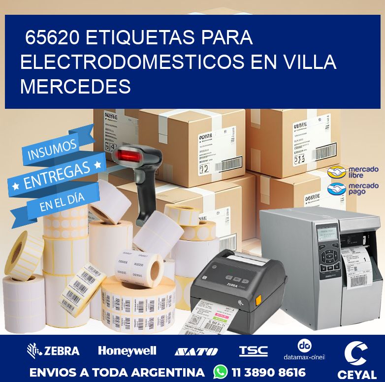 65620 ETIQUETAS PARA ELECTRODOMESTICOS EN VILLA MERCEDES