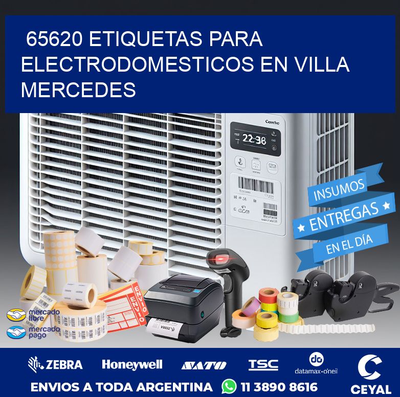 65620 ETIQUETAS PARA ELECTRODOMESTICOS EN VILLA MERCEDES