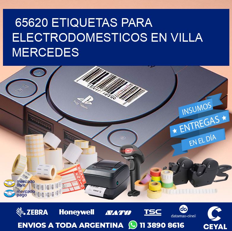 65620 ETIQUETAS PARA ELECTRODOMESTICOS EN VILLA MERCEDES