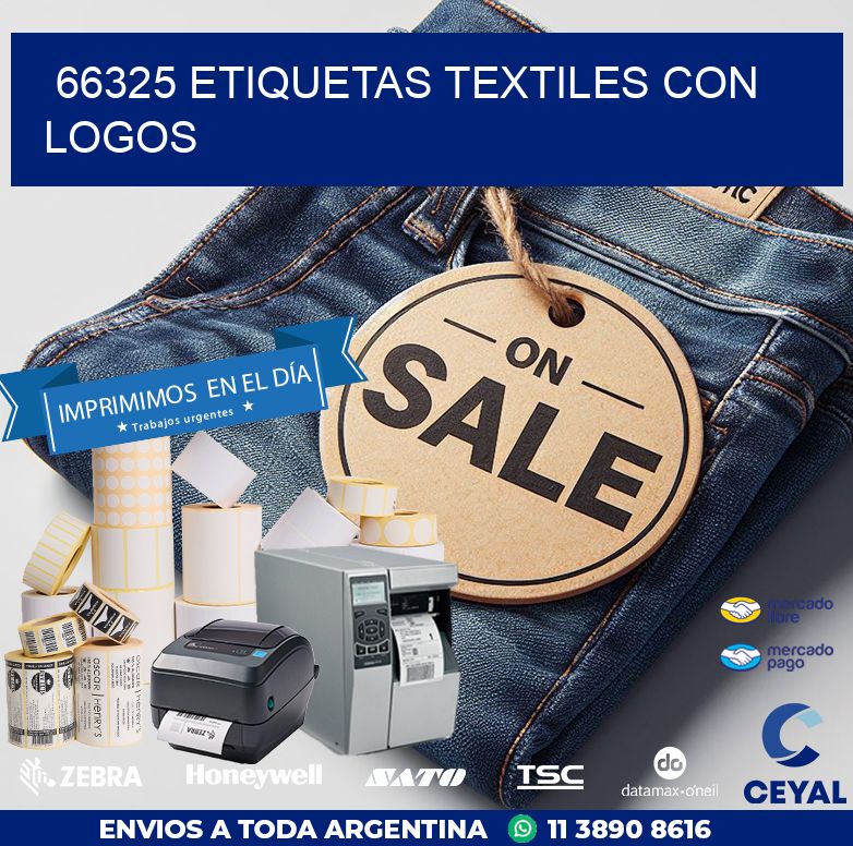 66325 ETIQUETAS TEXTILES CON LOGOS