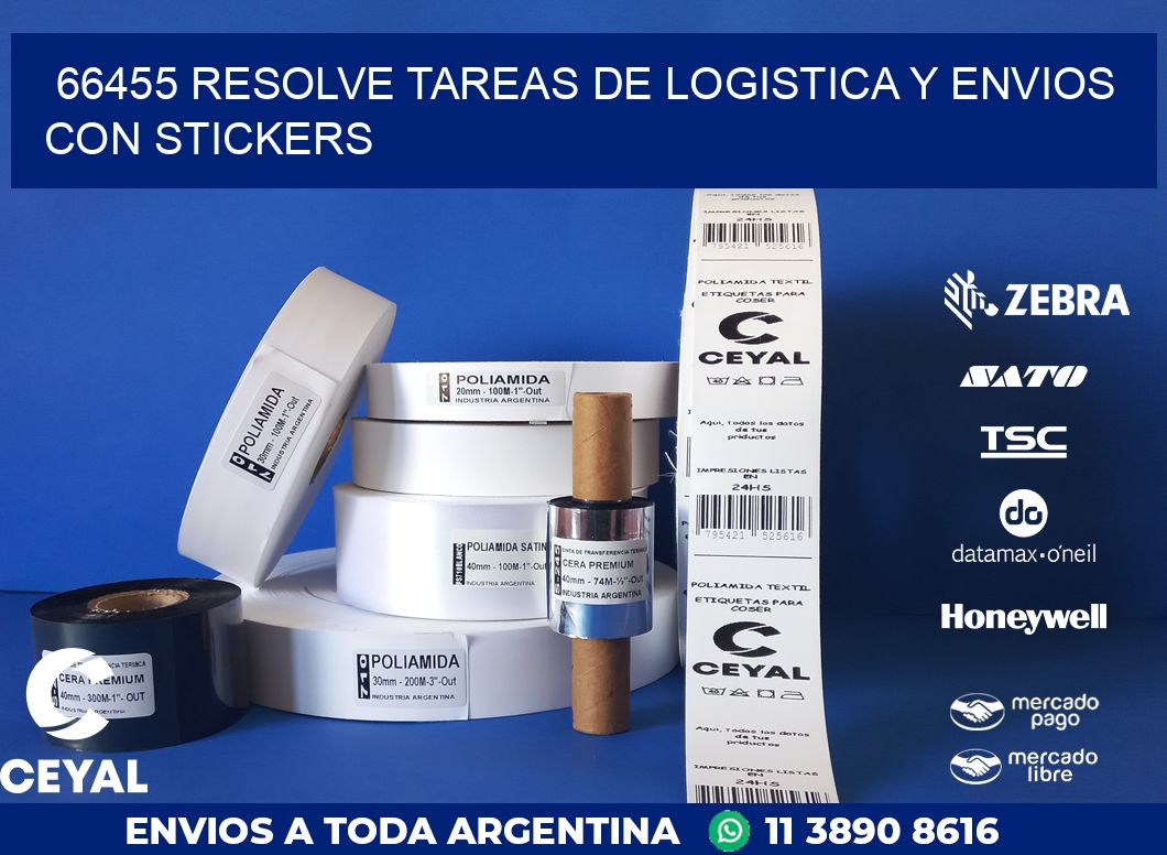 66455 RESOLVE TAREAS DE LOGISTICA Y ENVIOS CON STICKERS