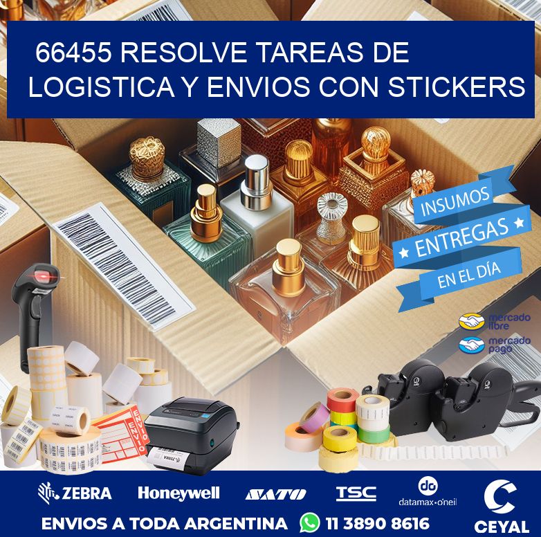 66455 RESOLVE TAREAS DE LOGISTICA Y ENVIOS CON STICKERS