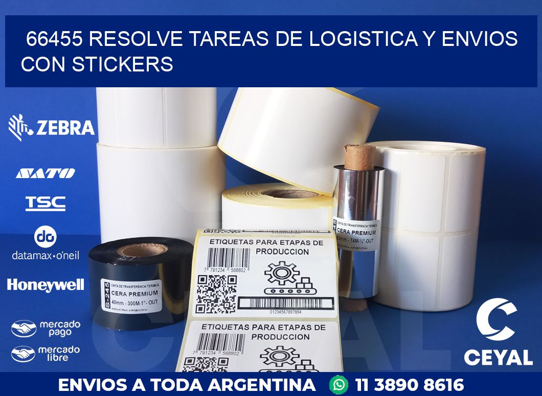 66455 RESOLVE TAREAS DE LOGISTICA Y ENVIOS CON STICKERS