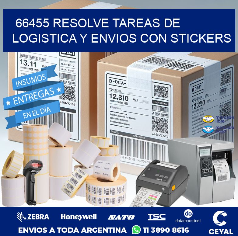 66455 RESOLVE TAREAS DE LOGISTICA Y ENVIOS CON STICKERS