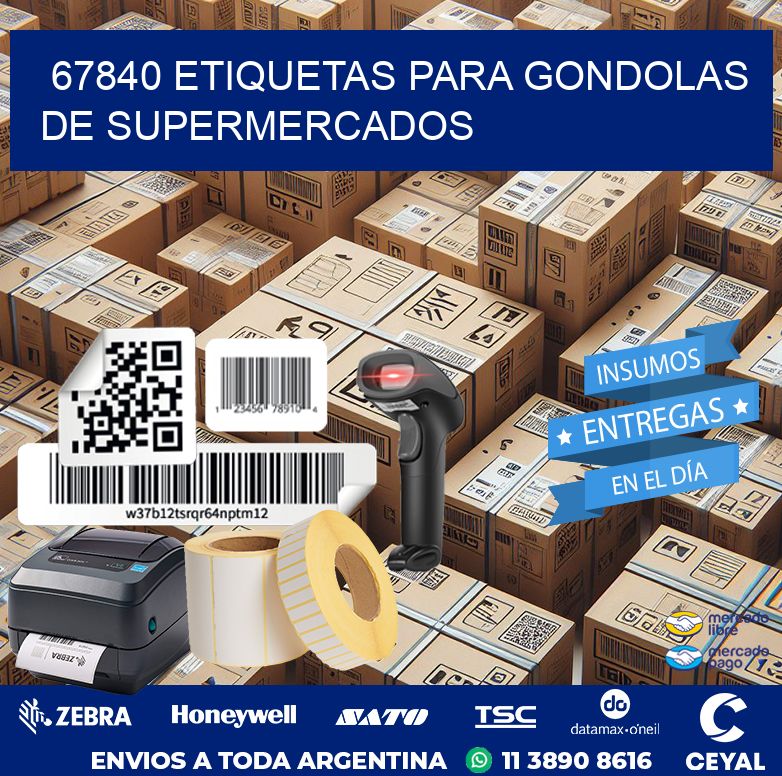 67840 ETIQUETAS PARA GONDOLAS DE SUPERMERCADOS