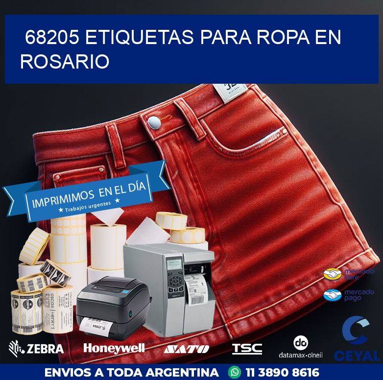 68205 ETIQUETAS PARA ROPA EN ROSARIO