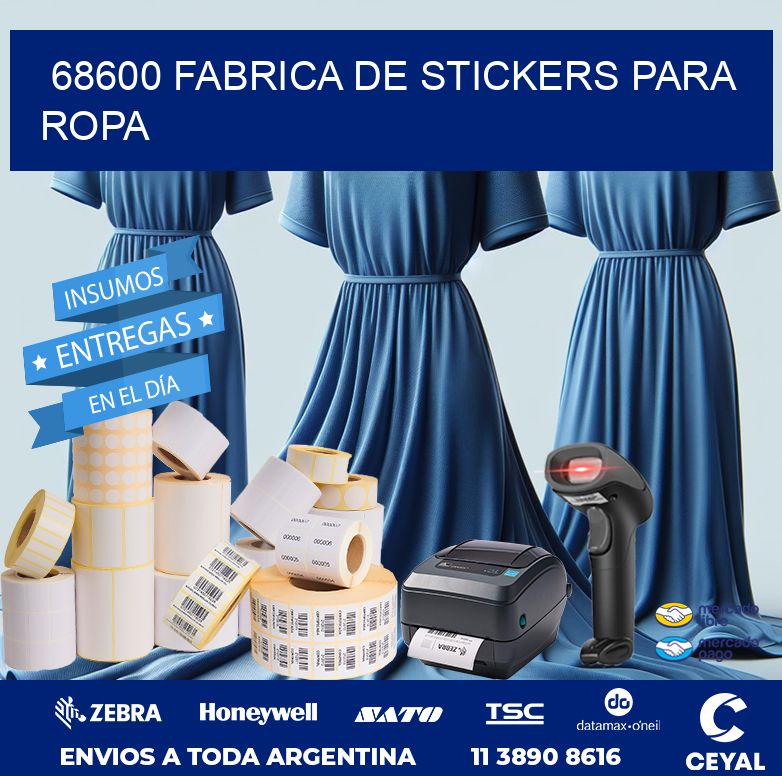 68600 FABRICA DE STICKERS PARA ROPA