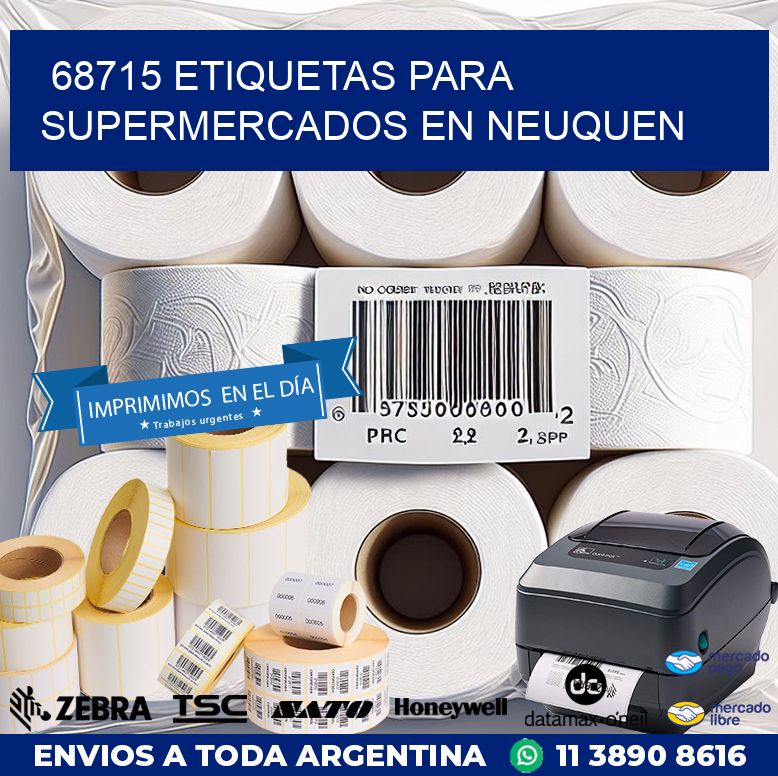 68715 ETIQUETAS PARA SUPERMERCADOS EN NEUQUEN