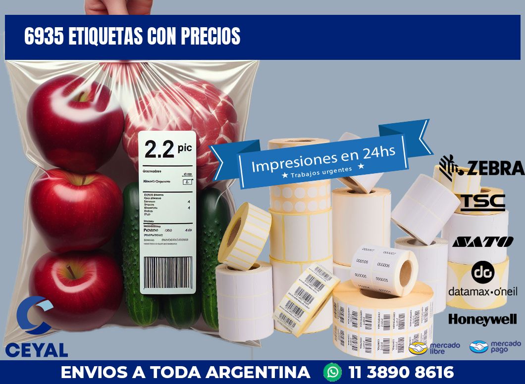 6935 ETIQUETAS CON PRECIOS