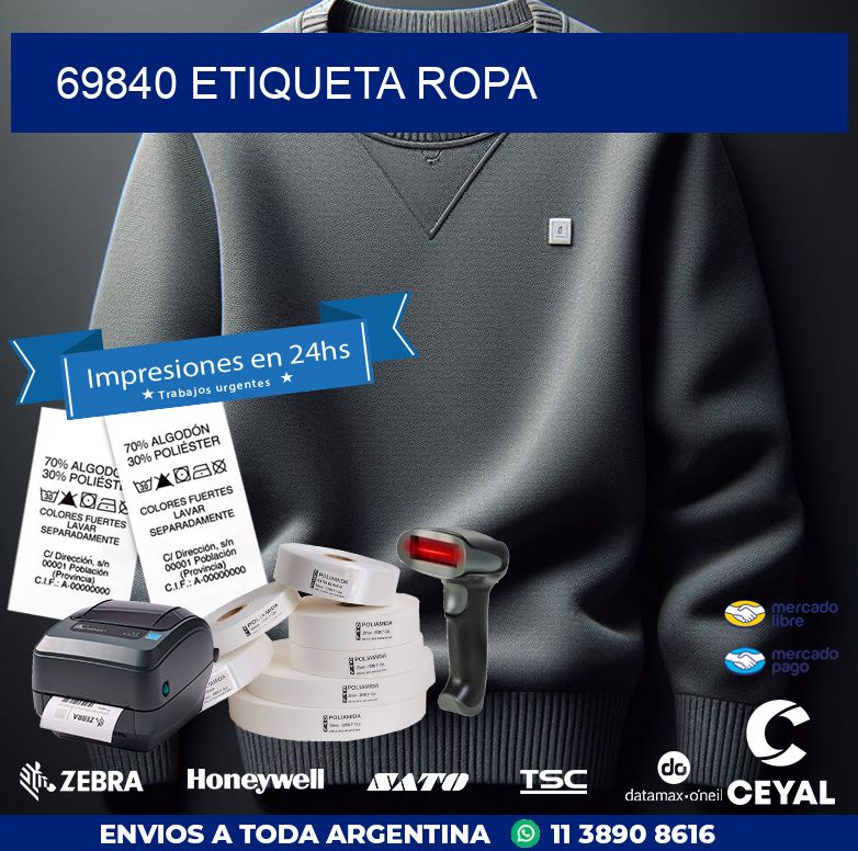 69840 ETIQUETA ROPA