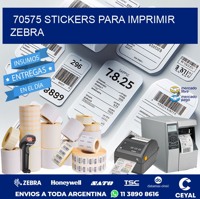 70575 STICKERS PARA IMPRIMIR ZEBRA