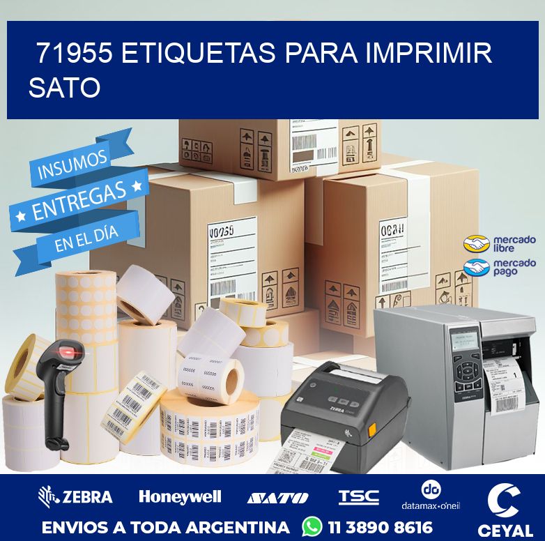 71955 ETIQUETAS PARA IMPRIMIR SATO
