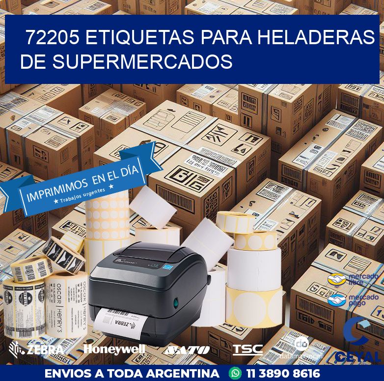 72205 ETIQUETAS PARA HELADERAS DE SUPERMERCADOS