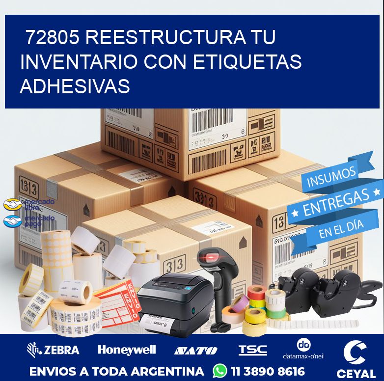 72805 REESTRUCTURA TU INVENTARIO CON ETIQUETAS ADHESIVAS