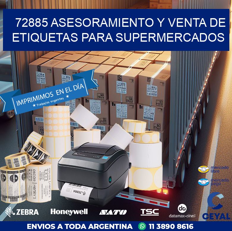 72885 ASESORAMIENTO Y VENTA DE ETIQUETAS PARA SUPERMERCADOS