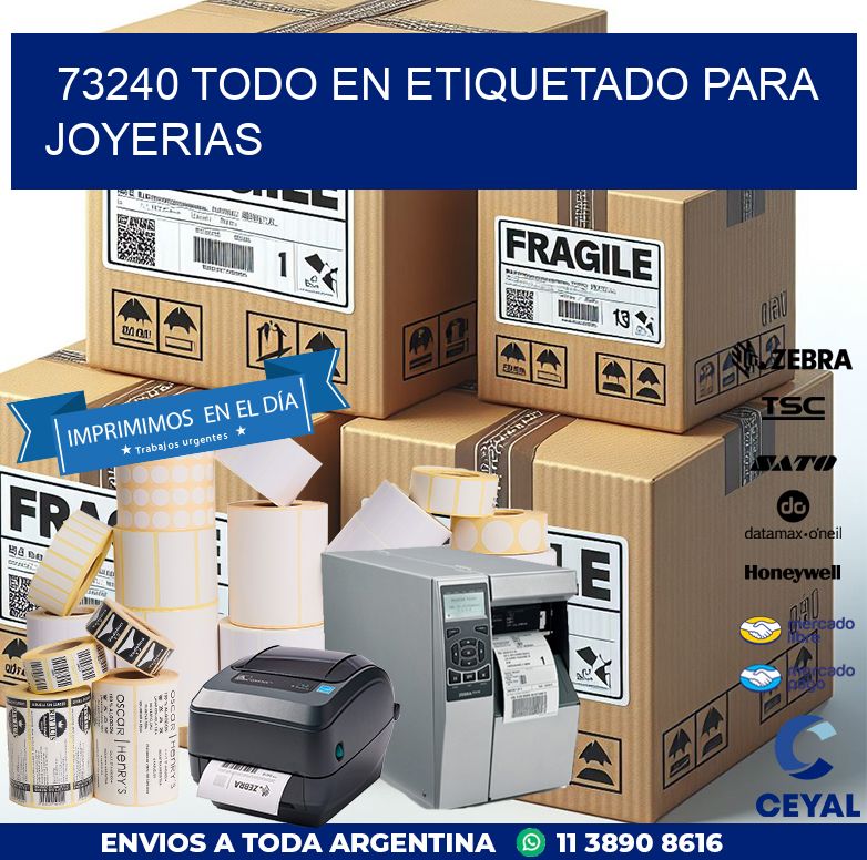 73240 TODO EN ETIQUETADO PARA JOYERIAS