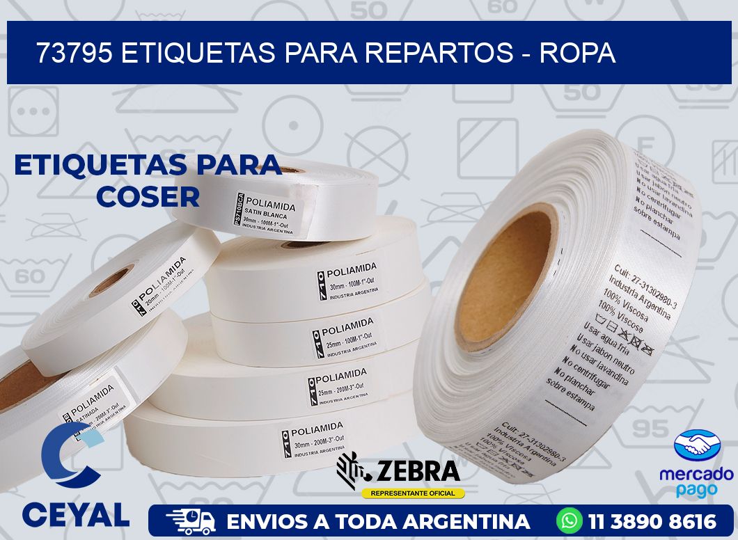 73795 ETIQUETAS PARA REPARTOS - ROPA