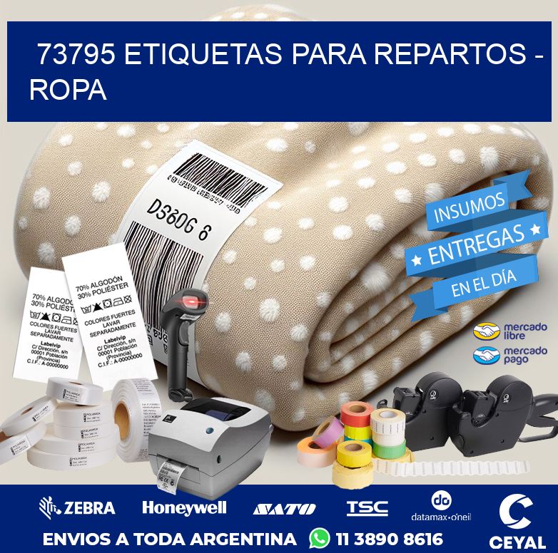 73795 ETIQUETAS PARA REPARTOS – ROPA