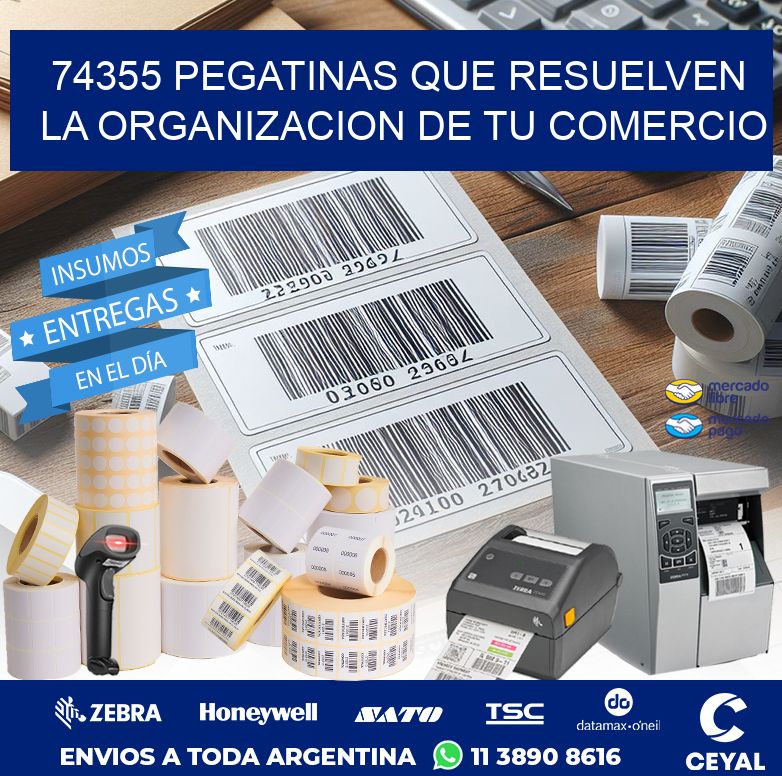 74355 PEGATINAS QUE RESUELVEN LA ORGANIZACION DE TU COMERCIO