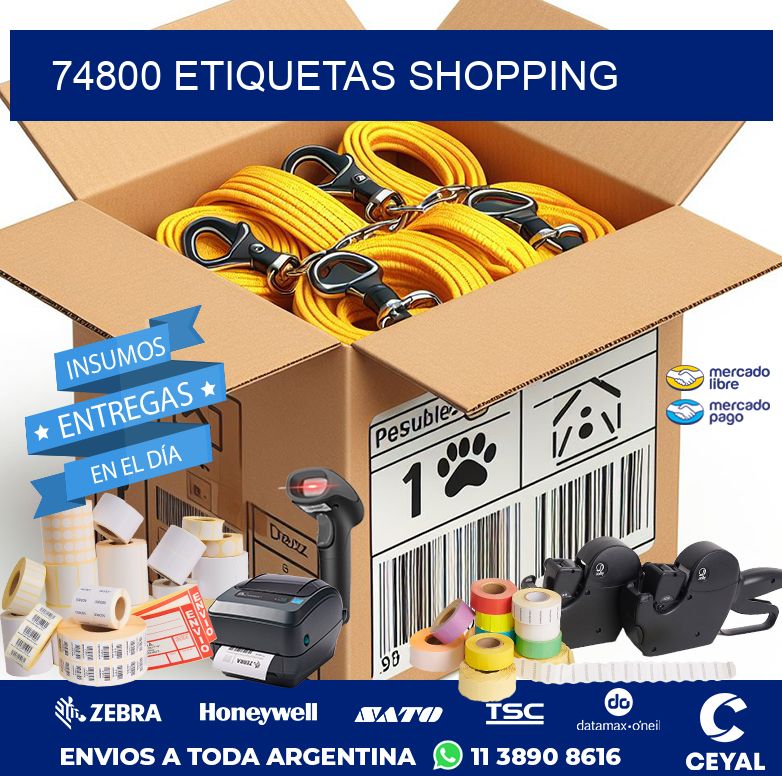 74800 ETIQUETAS SHOPPING