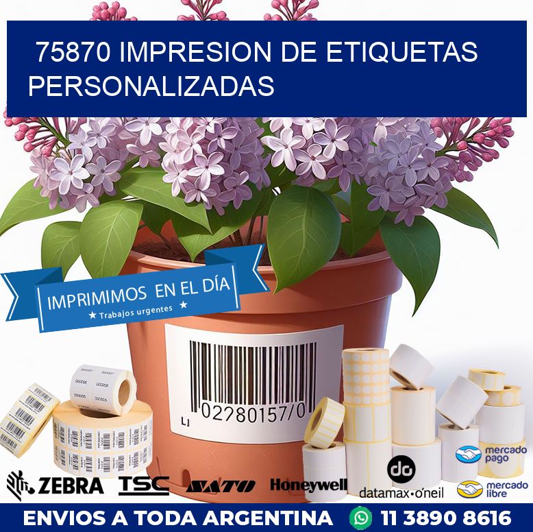 75870 IMPRESION DE ETIQUETAS PERSONALIZADAS