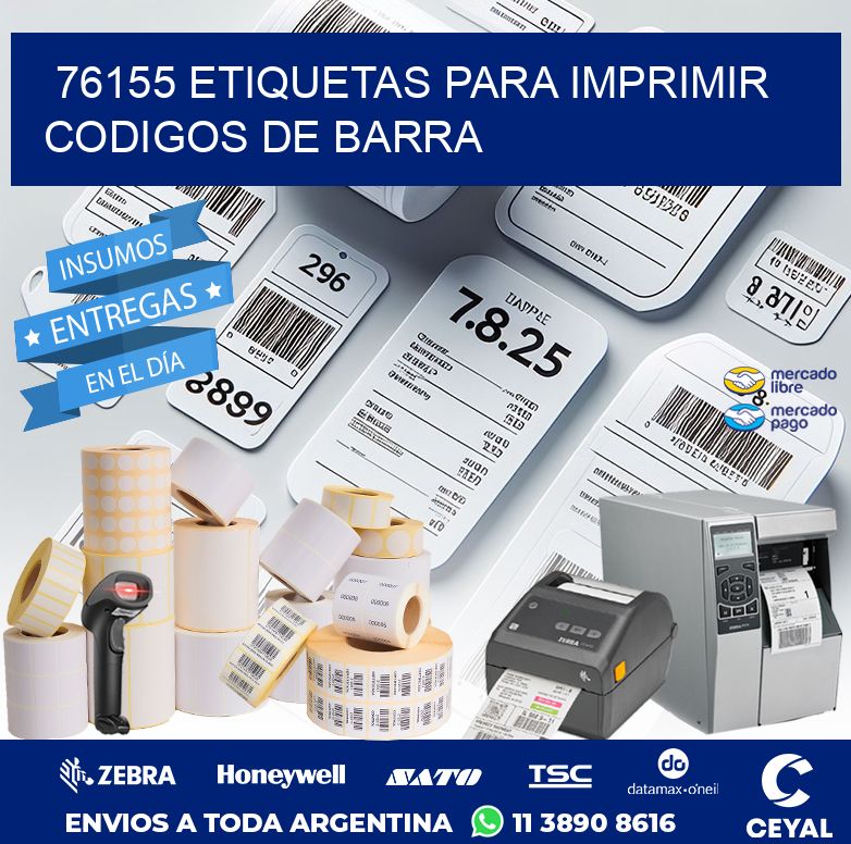 76155 ETIQUETAS PARA IMPRIMIR CODIGOS DE BARRA
