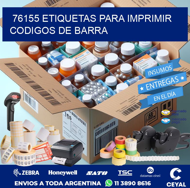 76155 ETIQUETAS PARA IMPRIMIR CODIGOS DE BARRA