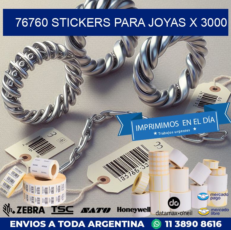 76760 STICKERS PARA JOYAS X 3000