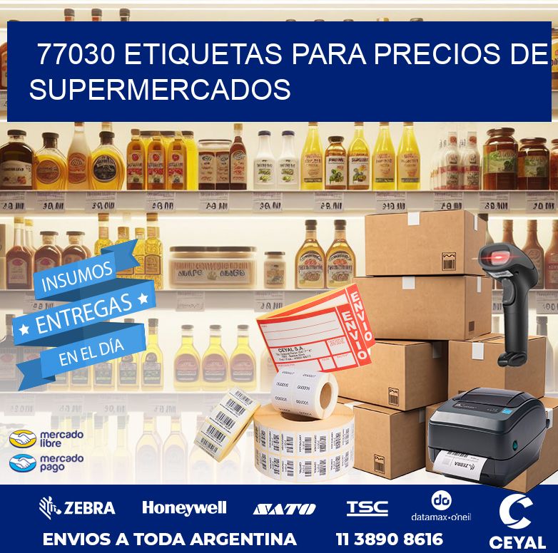 77030 ETIQUETAS PARA PRECIOS DE SUPERMERCADOS