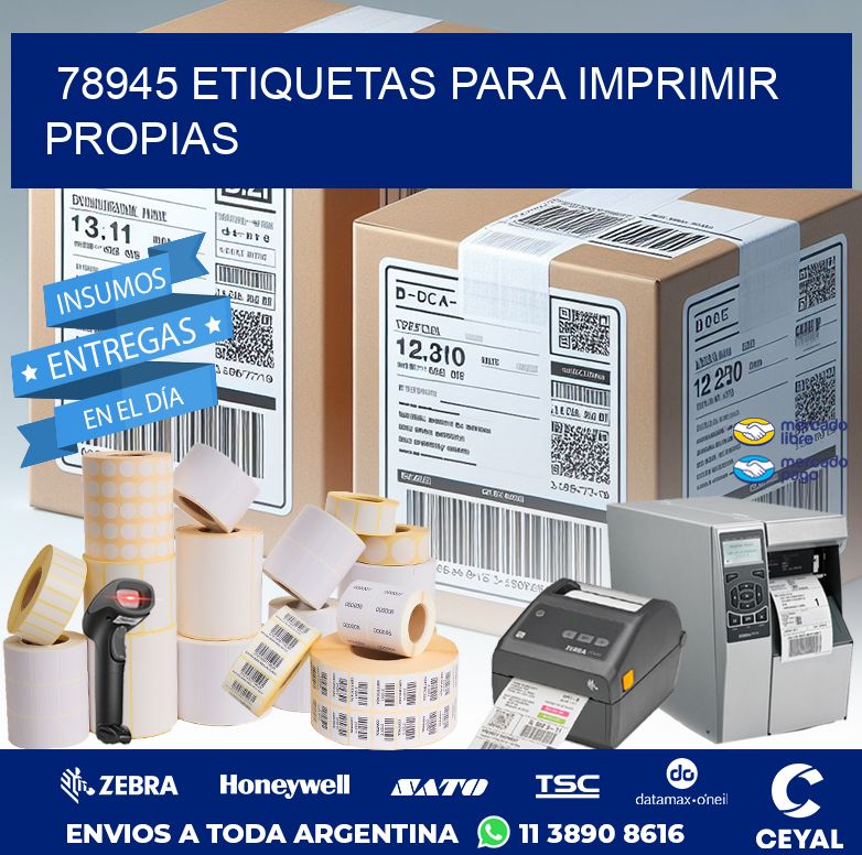 78945 ETIQUETAS PARA IMPRIMIR PROPIAS