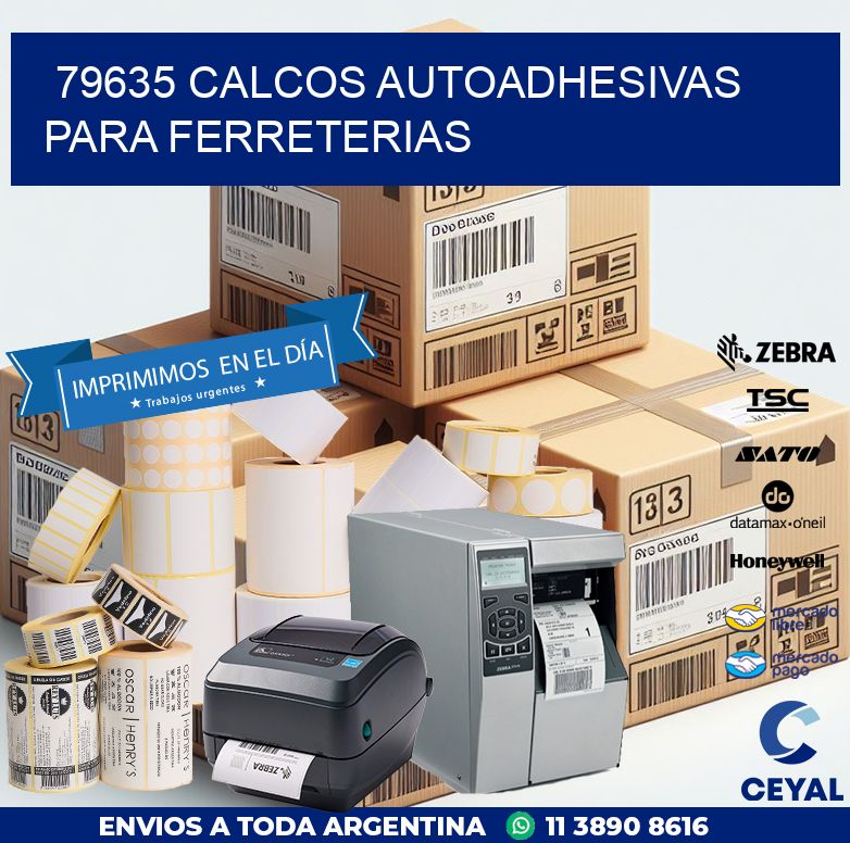 79635 CALCOS AUTOADHESIVAS PARA FERRETERIAS